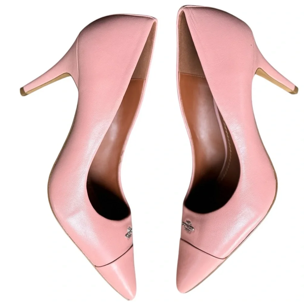 Coach Women's Blush Leather Heels
